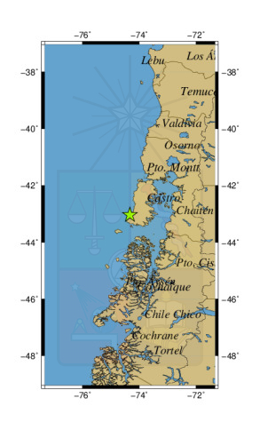 SISMO A 58 KM AL O DE QUELLÓN