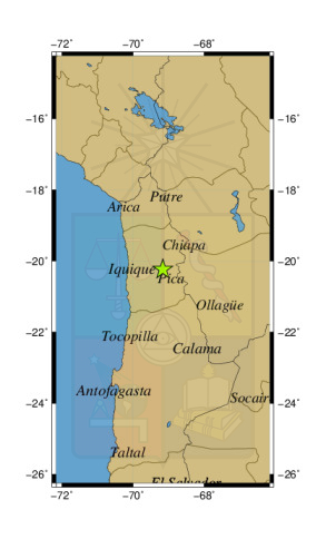 Sismo a 33 km al NE de Pica